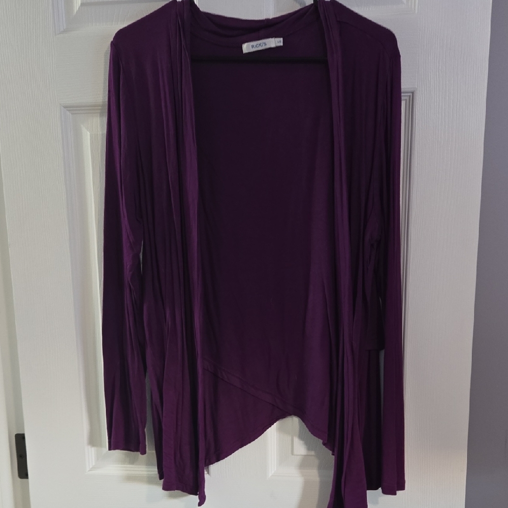 Ricki's Rich Purple Cardigan